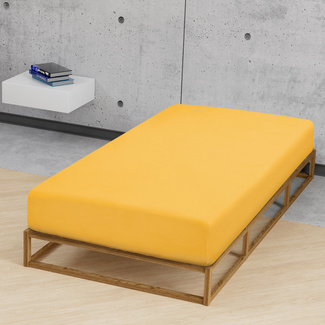 biberna Feinjersey-Spannbetttuch honig, 1x 90x190 cm - 100x200 cm biberna Feinjersey-Spannbetttuch honig, 1x 90x190 cm - 100x200 cm