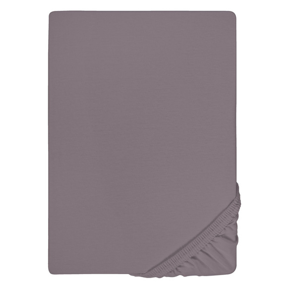 Jersey-Elastic-Boxspring-Spannbetttuch silber/grau, 1x 140x200 cm - 160x220 cm