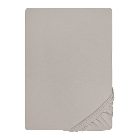 Jersey-Elastic-Boxspring-Spannbetttuch sturmgrau, 1x 140x200 cm - 160x220 cm