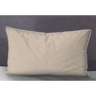 biberna Melange-Flanell Kopfkissenbezug MELANGE UNI kitt, 40x60 cm biberna Melange-Flanell Kopfkissenbezug MELANGE UNI kitt, 40x60 cm
