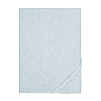 biberna Spannbetttuch Melange ciel, 90x190 cm - 100x200 cm biberna Spannbetttuch Melange ciel, 90x190 cm - 100x200 cm