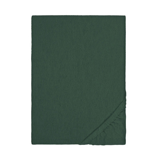 biberna Spannbetttuch Melange dunkelgrün, 140x200 cm - 160x200 cm biberna Spannbetttuch Melange dunkelgrün, 140x200 cm - 160x200 cm