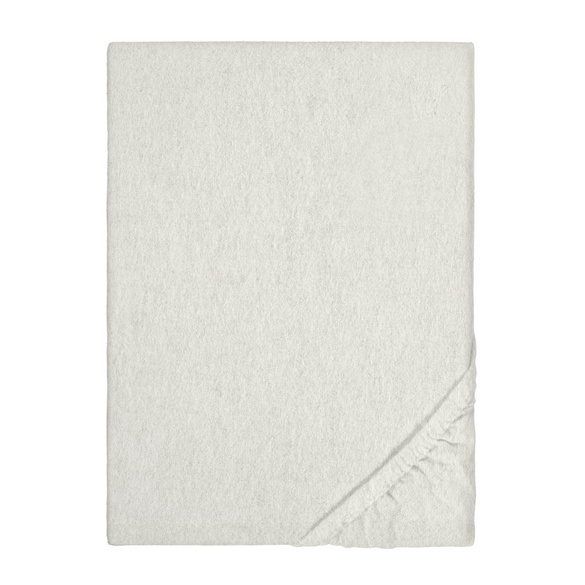 Spannbetttuch Melange uni grau, 1x 140x200 cm - 160x200 cm