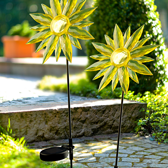 Solar Gartenstecker "Sonnenblume"