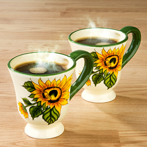 1 Kaffeetasse "Sonnenblume"