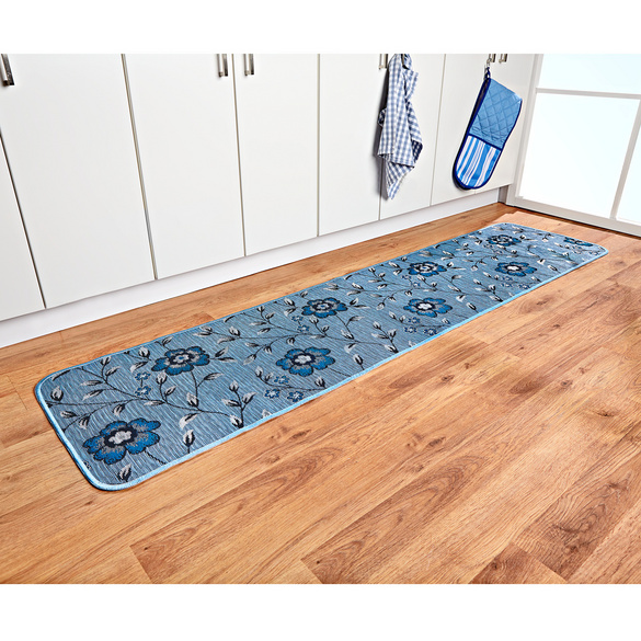 Küchenteppich blau, 50 x 200 cm, Artikelnummer: 1506600