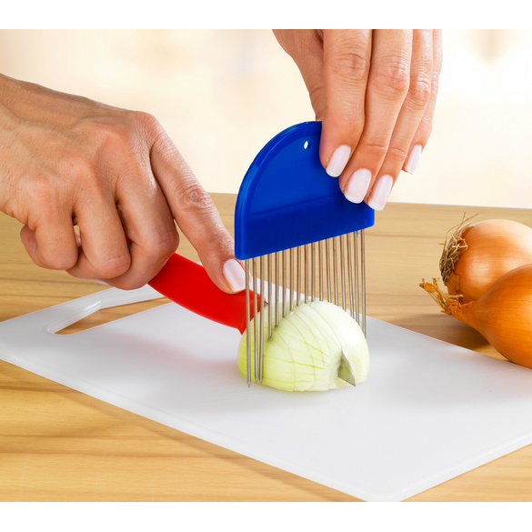 Zwiebelhalter blau