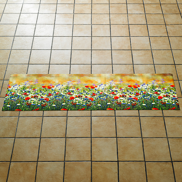 Küchenteppich "Blumenwiese", 52 x 190 cm