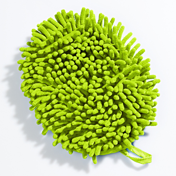 Mikrofaser-Handschuh 2-in-1 grün