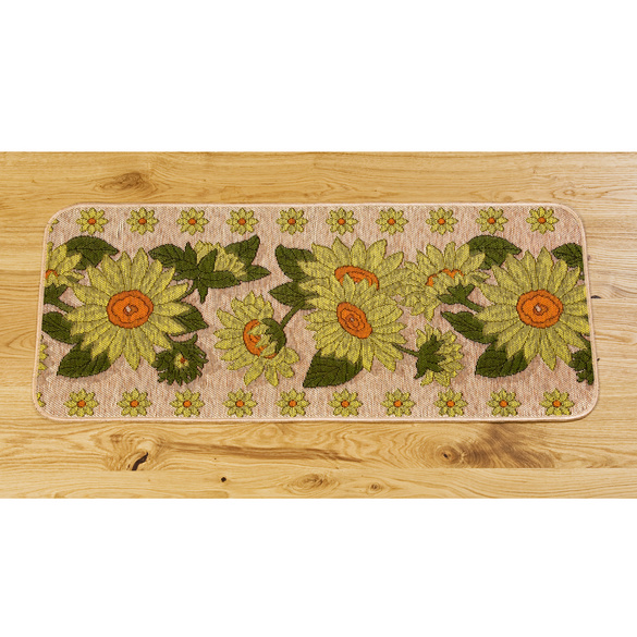 Küchenteppich "Sonnenblumen" 50 x 150 cm