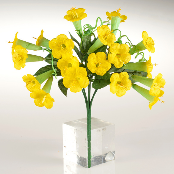 Kunstblume Petunien-Bouquet gelb, Casa Bonita