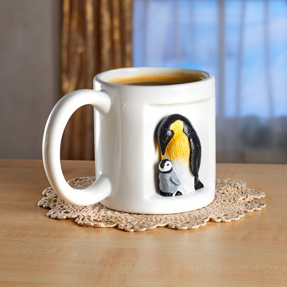 3D-Tasse "Pinguin"