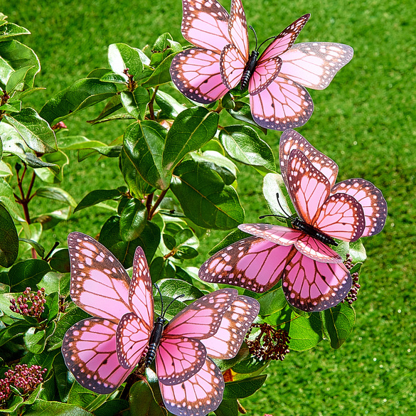 Schmetterlinge rosé 3er-Set