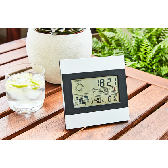 Wetterstation  mit Uhr und Kalender