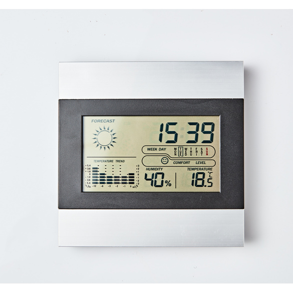 Wetterstation  mit Uhr und Kalender