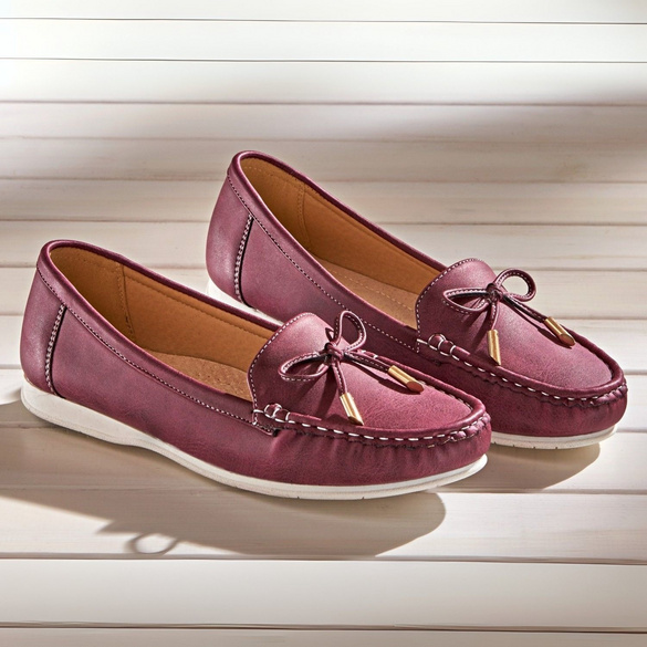 Schuh "Susi" bordeaux