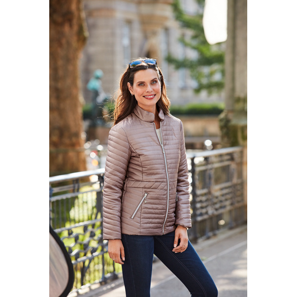 Stepp-Jacke "Montreux" taupe
