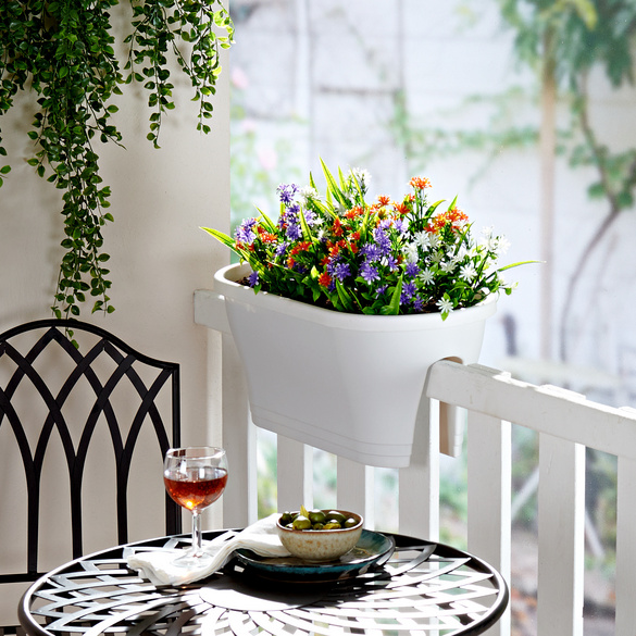 Künstlicher Sommerstrauß weiß