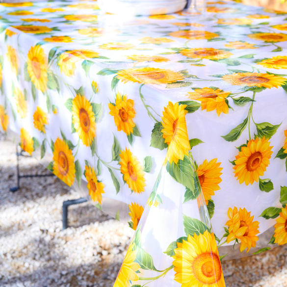 Schondecke "Sonnenblumen", 140x180 cm