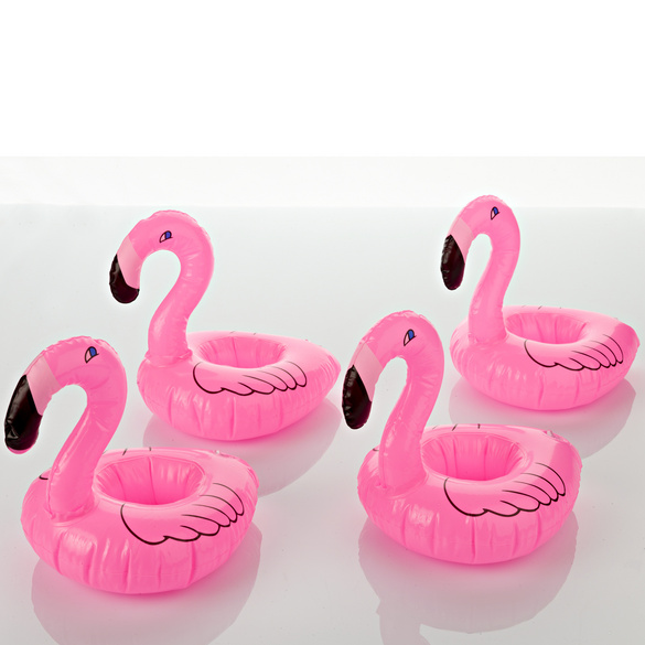 Glashalter "Flamingo", 4er-Set