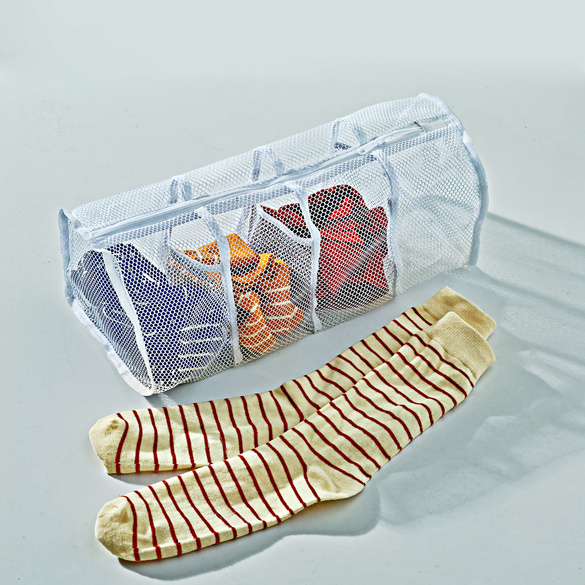 Socken-Wäschenetz 4 Fächer