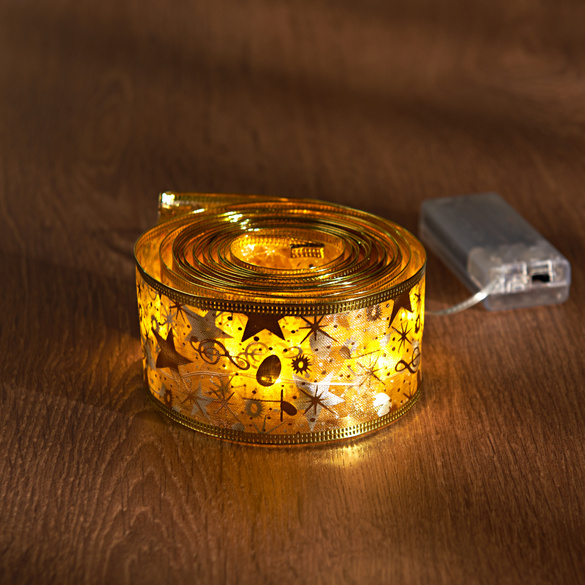 LED-Schmuckband mit Sternenlichtern für Weihnachtsbaum
