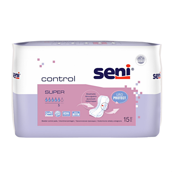 SENI® Control UNISEX Inkontinenz-Einlagen Super
