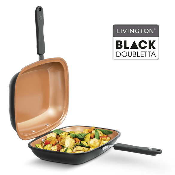 Livington Wendepfanne "Black Doubletta", Mediashop