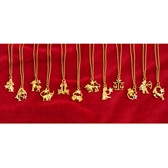 Sternzeichen-Collier "Zwillinge" mit Tigerauge