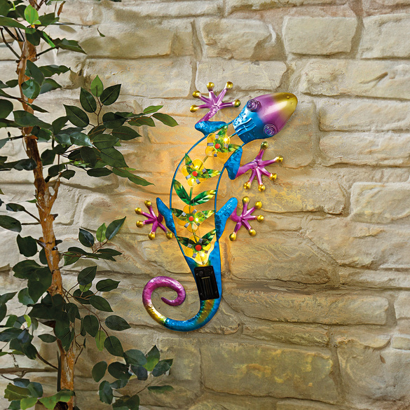 Solar-Wanddeko "Gecko" Gainsborough