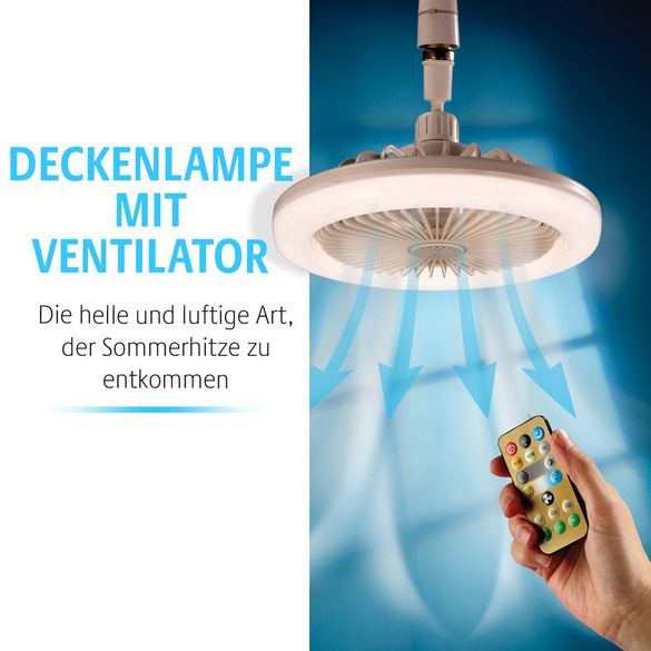 Deckenlampe mit Ventilator Bergström