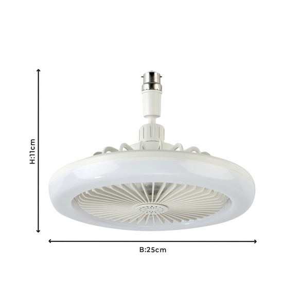 Deckenlampe mit Ventilator Bergström