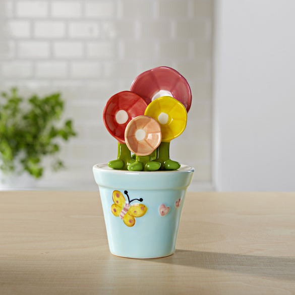 Löffel-Set "Blumen" 5-tlg. Basilico