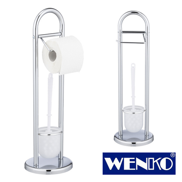 WENKO Stand WC-Garnitur Siena Chrom