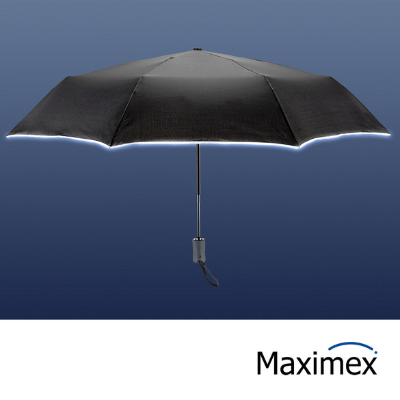 Maximex Sturm-Regenschirm REFLEKTA, sturmfester Schirm mit extra stabiler Stange