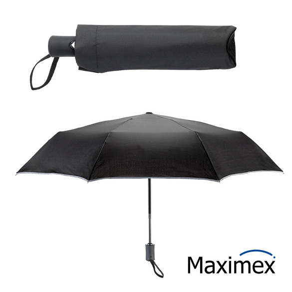 Maximex Sturm-Regenschirm REFLEKTA, sturmfester Schirm mit extra stabiler Stange