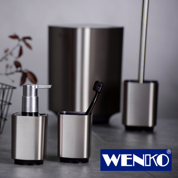 WENKO Bad-Accessoire Set Auron, Chrom, 3-teilig, 3-teilig | 3PAGEN