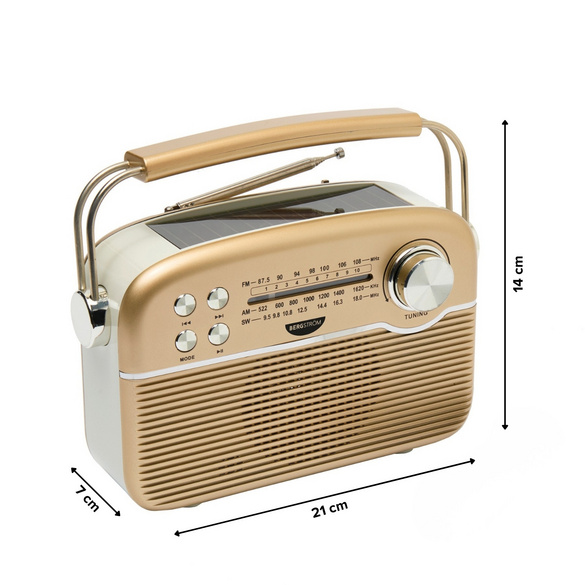 Design Solar Radio mit Bluetooth Bergström