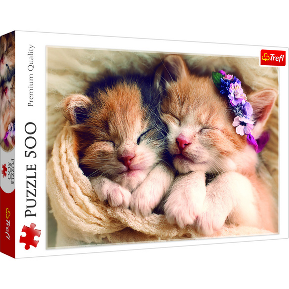 Puzzle "Schlafende Katzen" 500 Teile