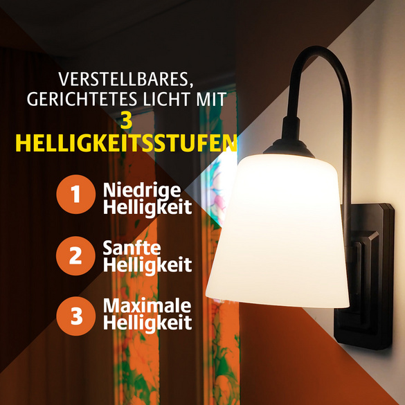 Wandlampe kabellos mit Fernbedienung Eldo