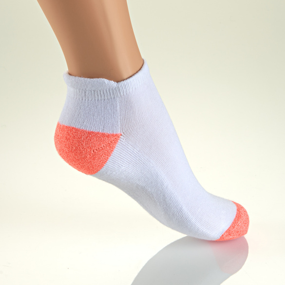 Gel-Sportschuhsocken blau + orange 2 Paar