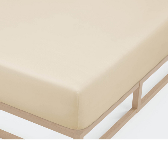 Castell Jersey-Stretch-Spannbetttuch kitt, 1x 90x190 cm - 100x200 cm