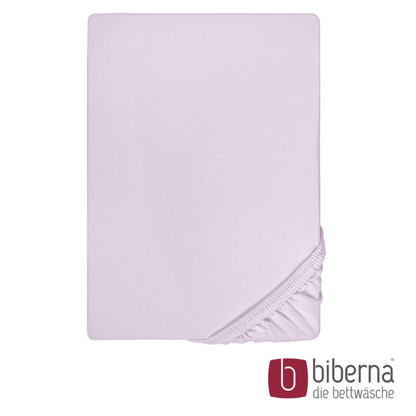 biberna Feinjersey-Spannbetttuch flieder, 1x 140x200 cm - 160x200 cm