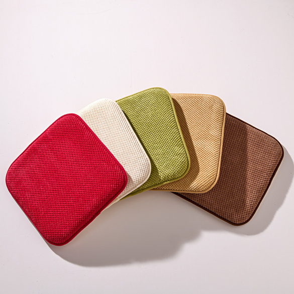 Sitzkissen mit rutschfester Unterseite braun 2er-Set Eldo