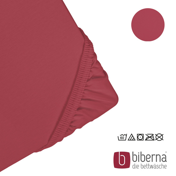 biberna Feinjersey-Spannbetttuch rost, 1x 140x200 cm - 160x200 cm