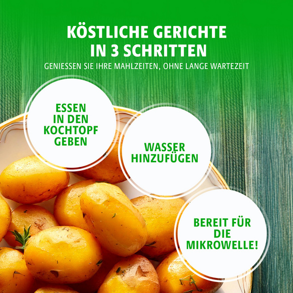 Mikrowellen-Schnellkochtopf mit Dampfventil Basilico