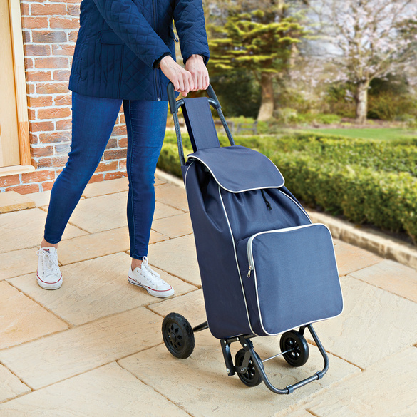 Einkaufstrolley mit XL Tasche und Thermovortasche