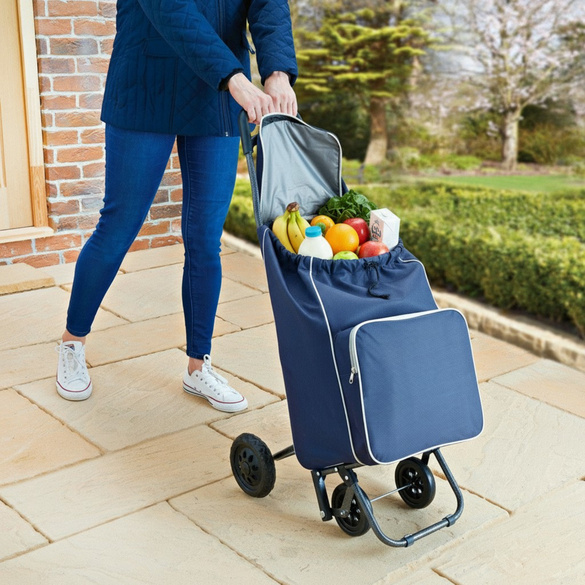Einkaufstrolley mit XL Tasche und Thermovortasche