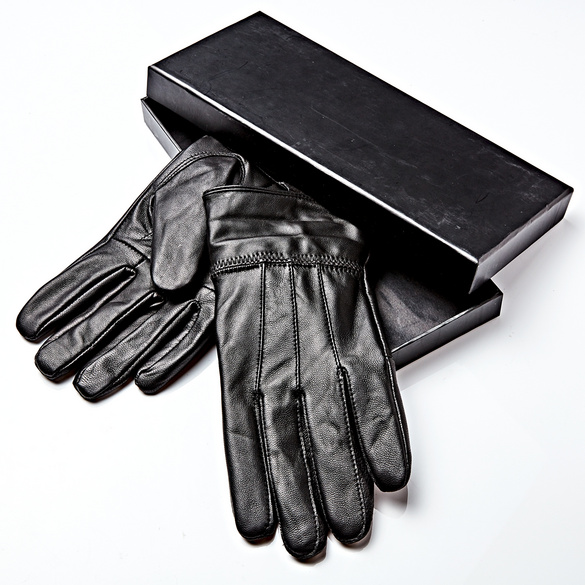 Handschuhe Lammleder, schwarz