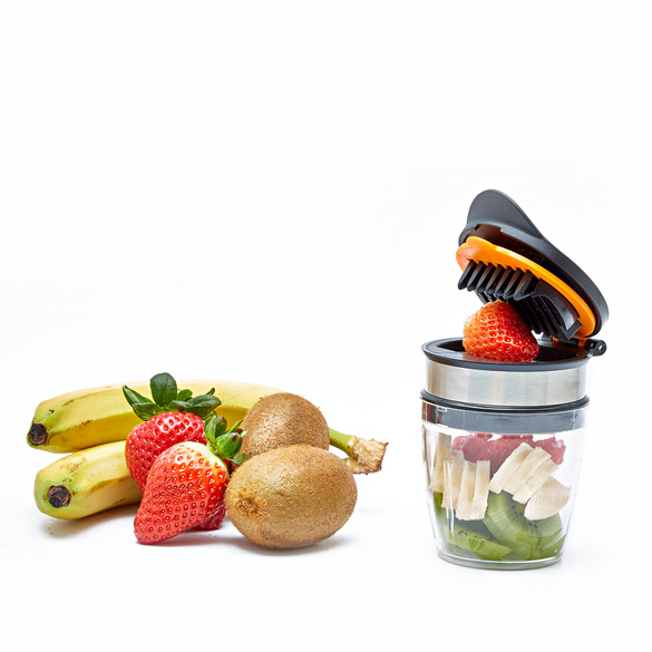 Obst & Gemüseschneider mit Auffangbehälter